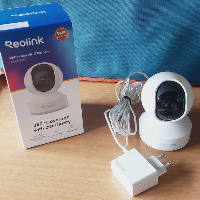 Video Câmara de vigilância panorâmica para interiores: Reolink