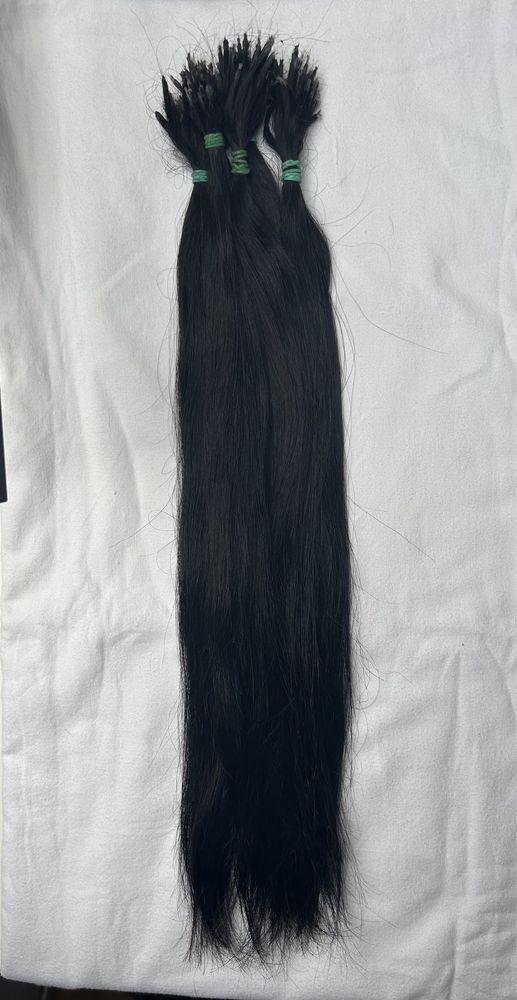 Włosy, keratyna, 50 cm, 139 pasm, 84 gramy