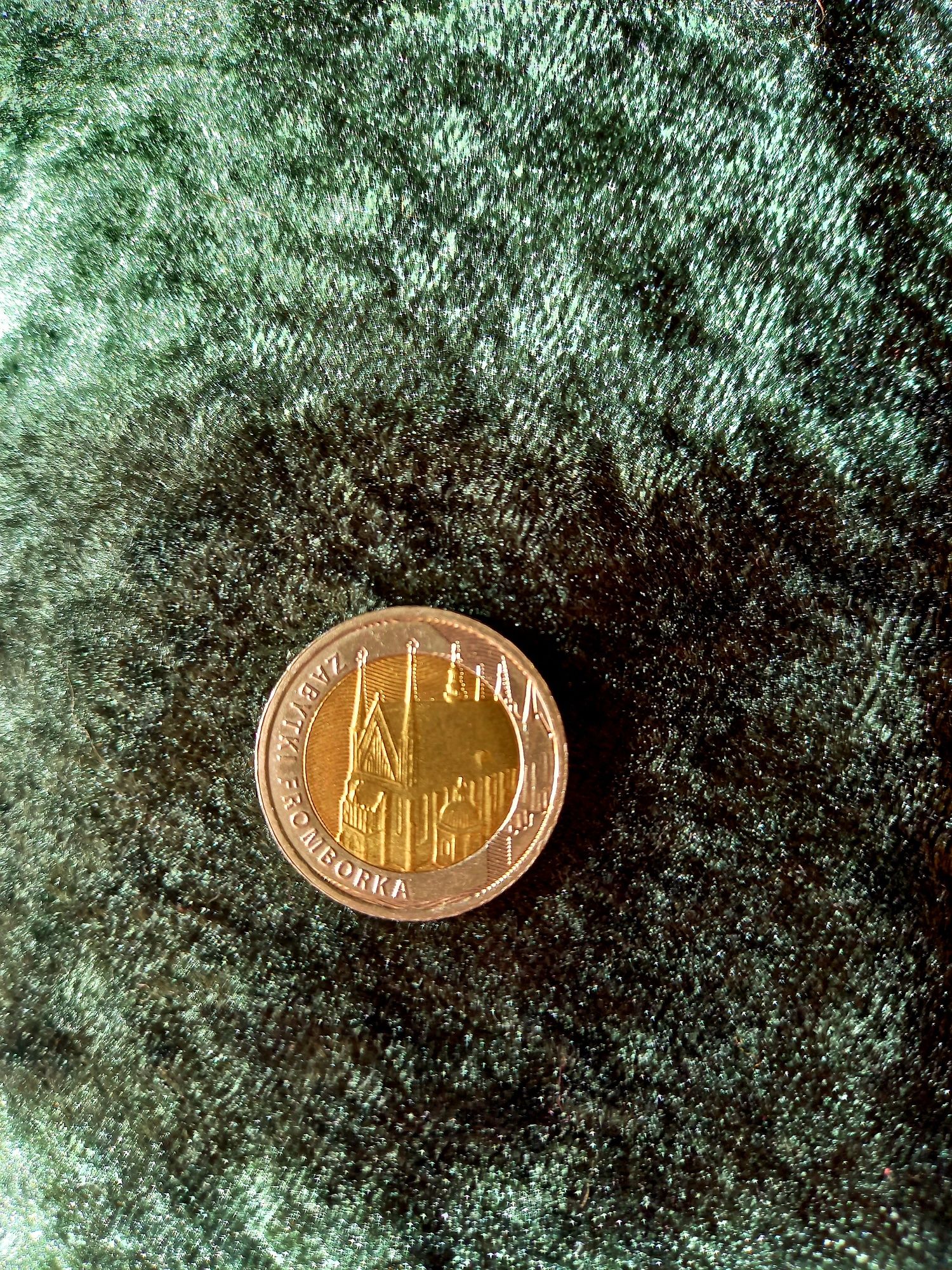 Moneta 5 zł kolekcjonerska okolicznościowa Zabytki Fromborka