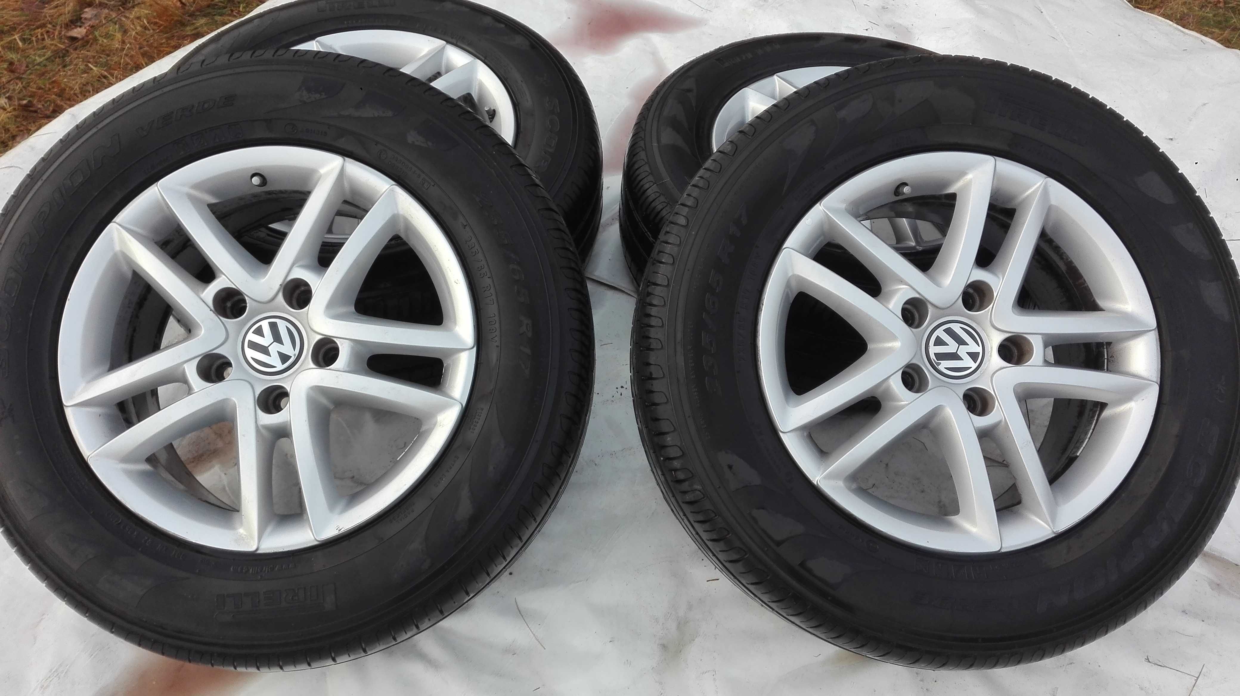 4x Felgi 5x130 VW Tuareg   17'' Opony 235/65r17