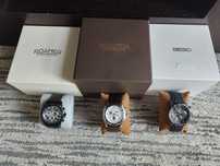 Zestaw 3 zegarków firmy Roamer i Seiko