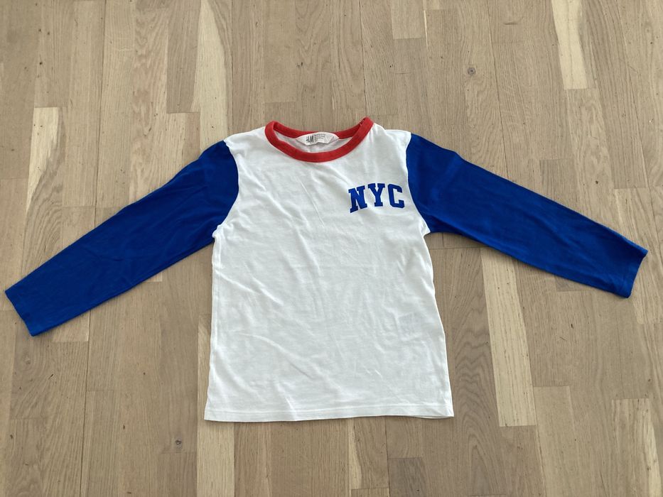 Bluzka koszulka z długim rękawem hm H&M 110 116