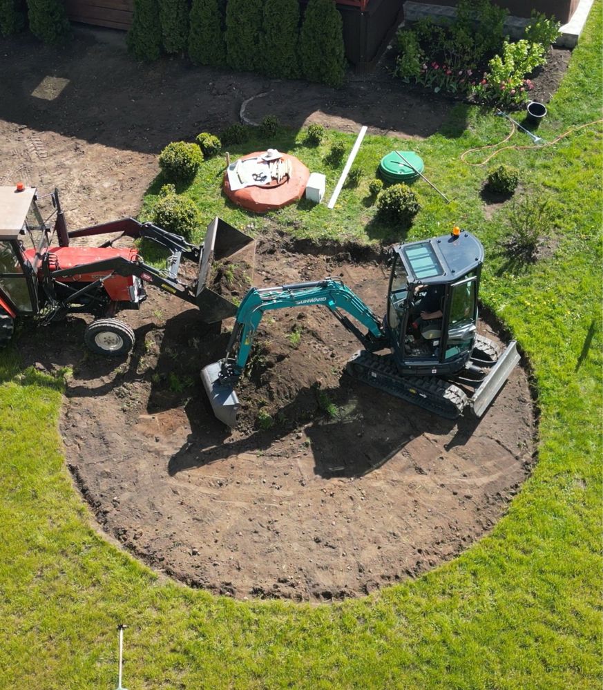Roboty ziemne minikoparka