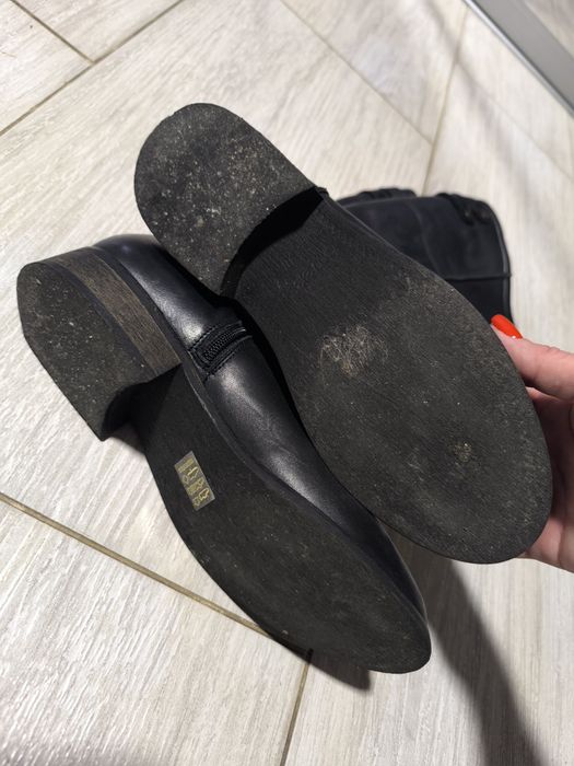 Португальские сапоги из натуральной кожи 38р