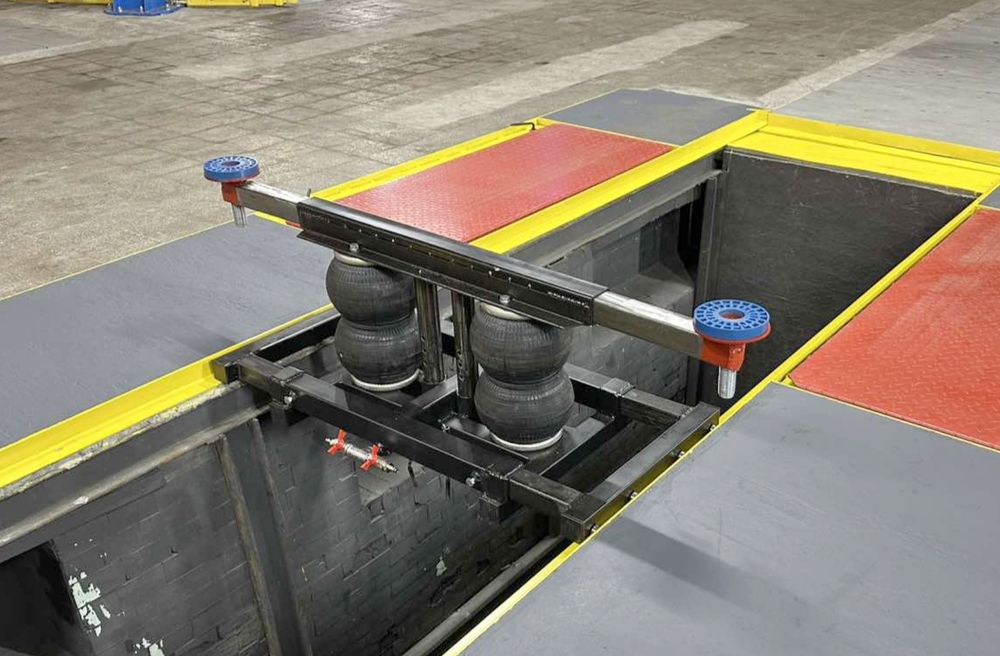 Роздвижна траверса на оглядову яму, підйомник на оглядову яму