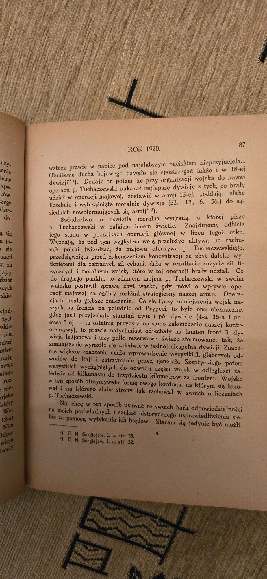 Józef Piłsudski  książka"  Rok 1920"