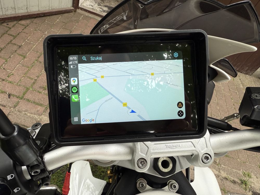 Ekran do motocykla/ nawigacja motocykl Carplay Android Auto