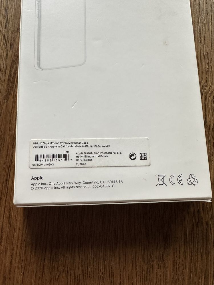 Iphone 12 pro max etui clear case