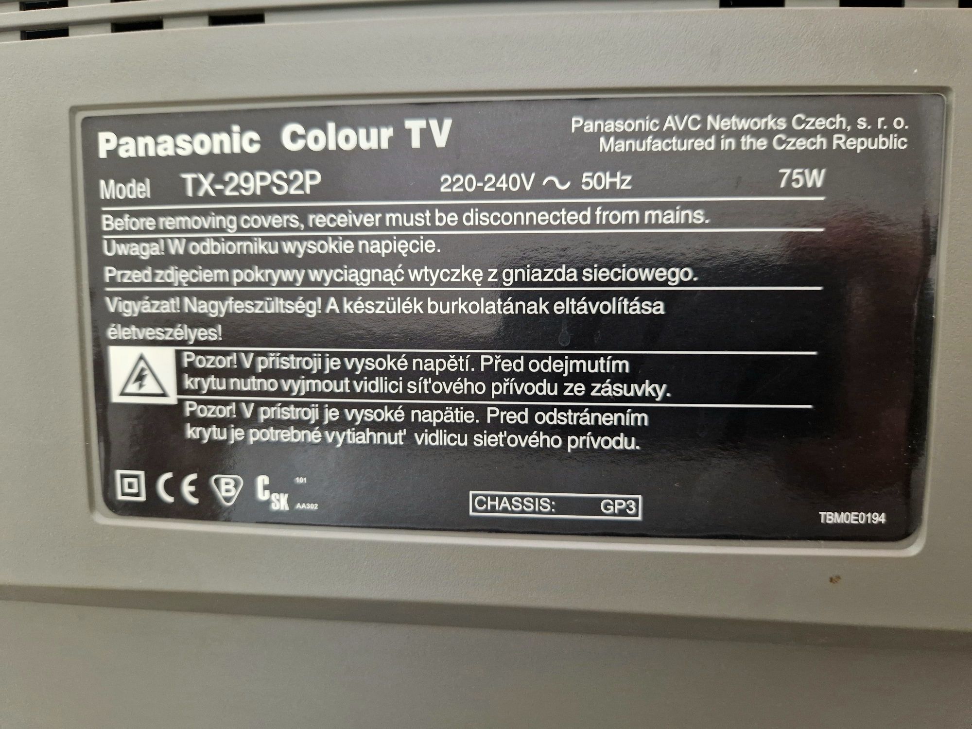 Panasonic TX-29PS2P