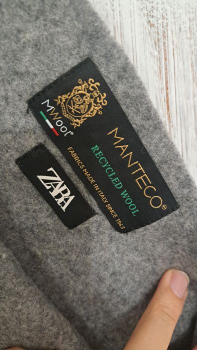 ZARA Вовняна сумка хобо шопер нова (100% вовна)