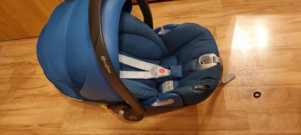 fotelik cybex cloud Z i-size PLUS Platinum Mountain blue sensor gratis