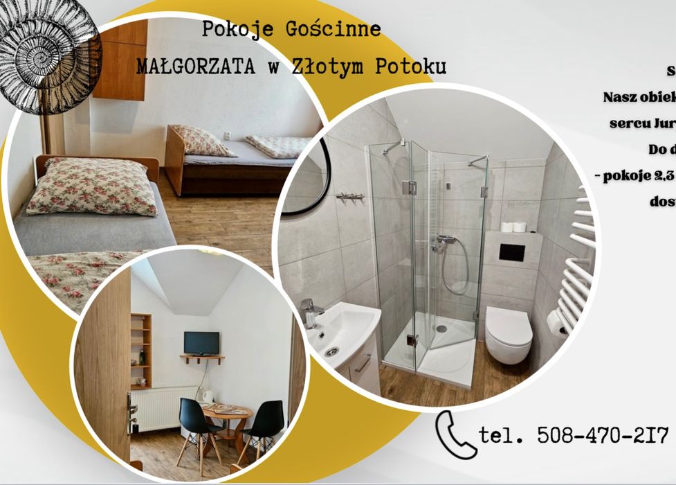 WOLNE POKOJE nocleg weekend wakacje Złoty Potok domek Jurze śląskie