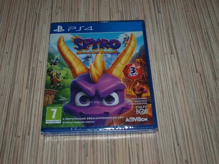 Gra dla dzieci Spyro Reignited Trilogy PL ps4/ps5 nowa folia!!