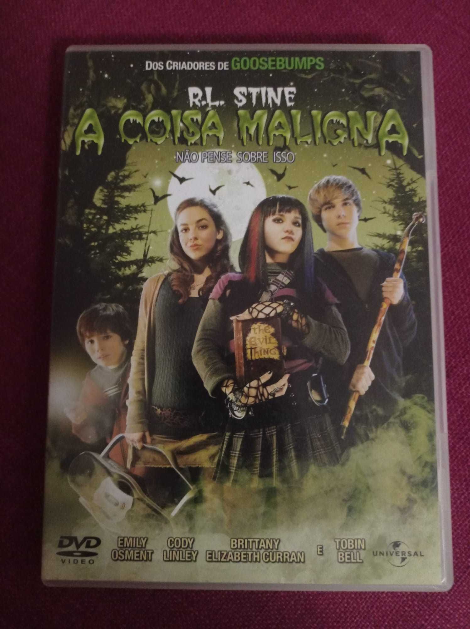 Filme em DVD a coisa maligna