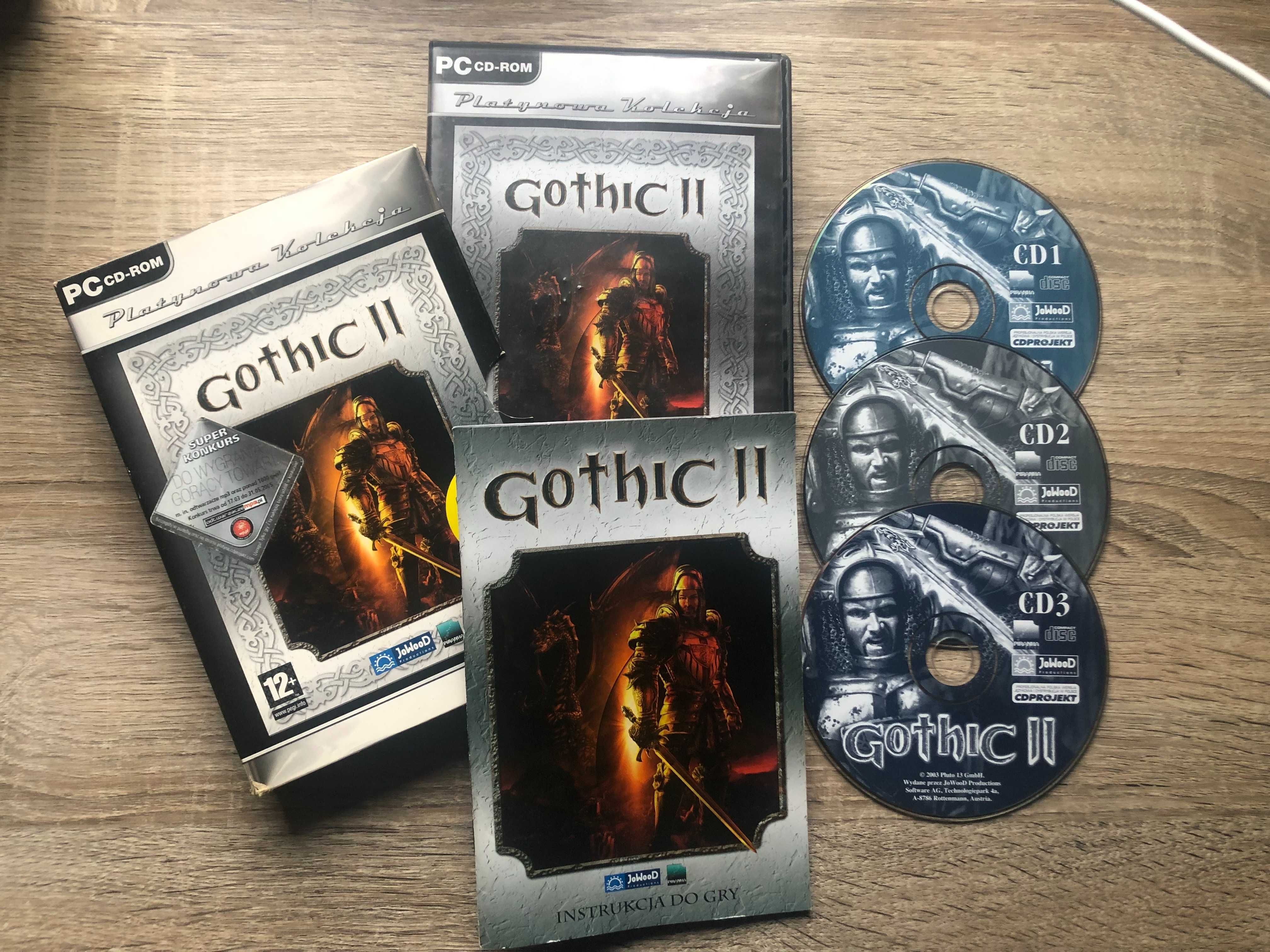 Zestaw Gothic 4 Arcania Złota kolekcja, Gothic 3, Gothic 2 gry na PC