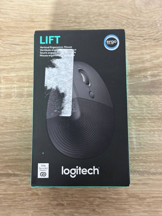 Бездротова миша Logitech Lift Ergonomic Vertical Graphite (910-006473)