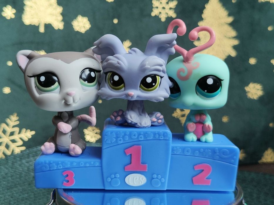 Littlest pet shop zestaw figurek Hasbro LPS podium