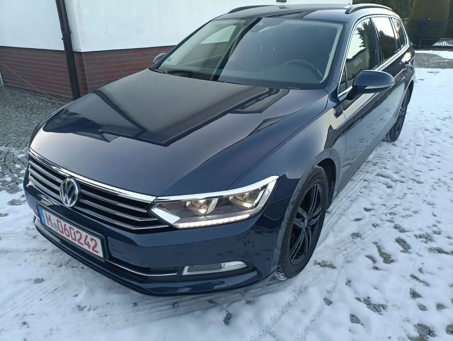 Volkswagen Passat B8 2,0TDI 150KM Manual 2017r serwis w ASO Ledy,Navi,Alu.Dobre auto.