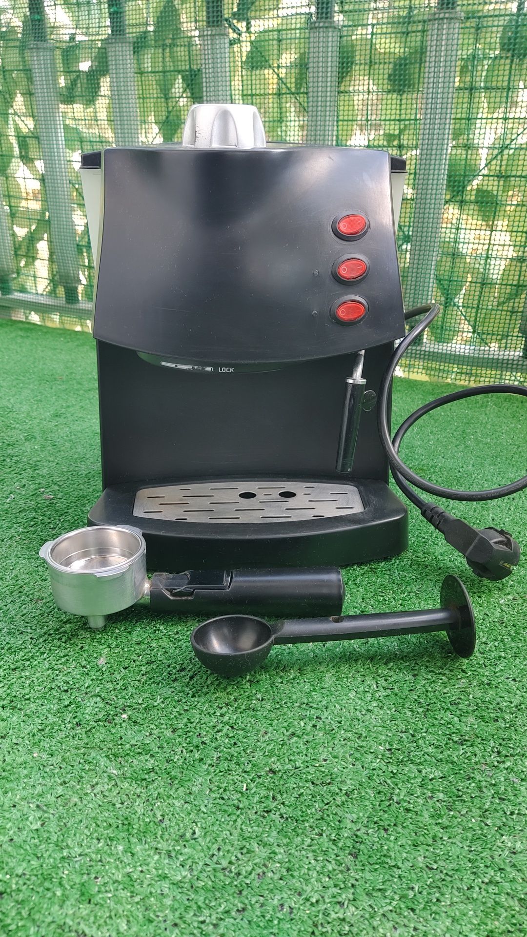 Máquina café em preto