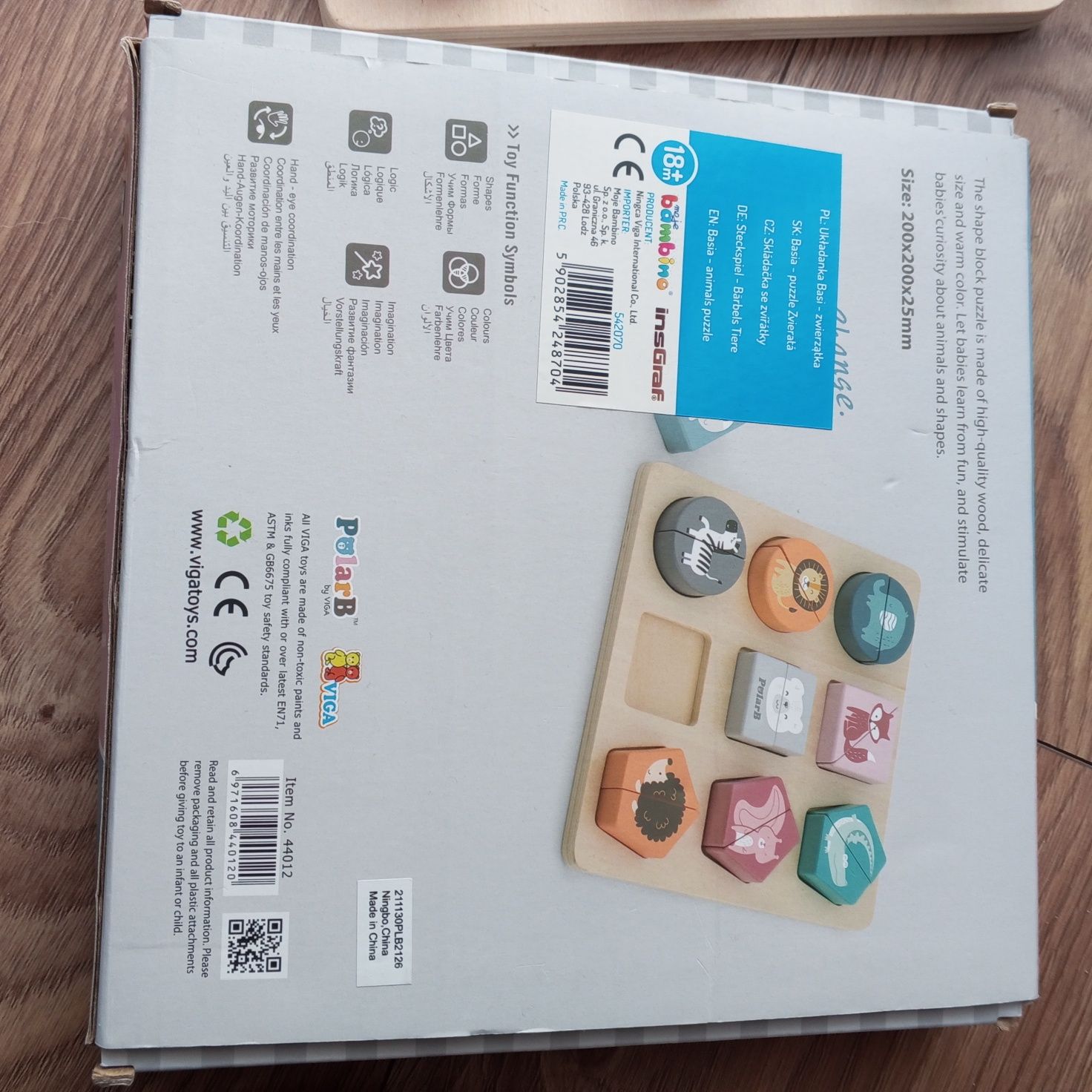 PolarB by VIGA układanka (Shape Block Puzzle)