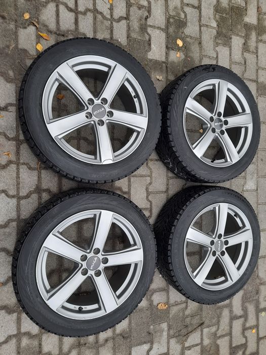 Alufelgi 18 cali 5x108 opony zimowe 215/55/18 nokian felgi koła volvo