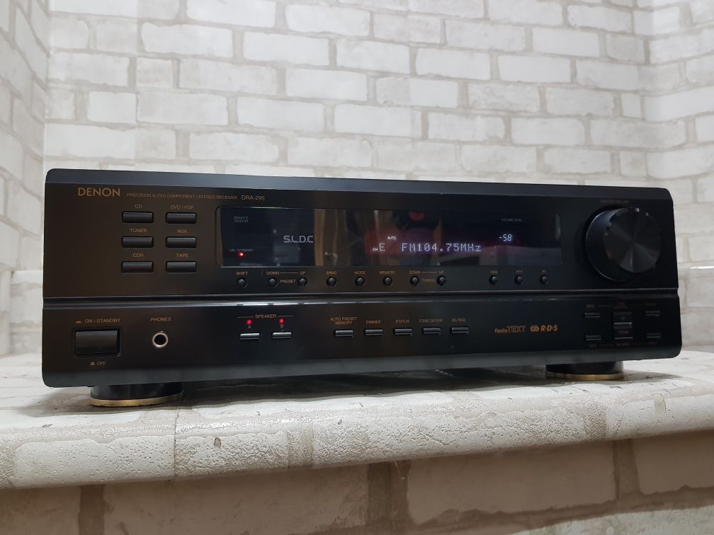 Стерео ресивер/підсилювач DENON DRA-295,*2x70 Вт,б/в з Німеччини(+1ц)
