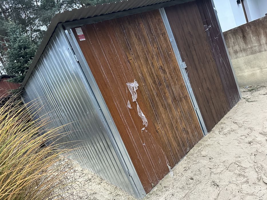 Garaż blaszak 3x5m Ocynk