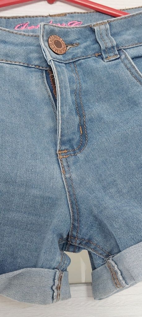 Spodenki S szorty bermudy denim co jeansowe dżinsowe