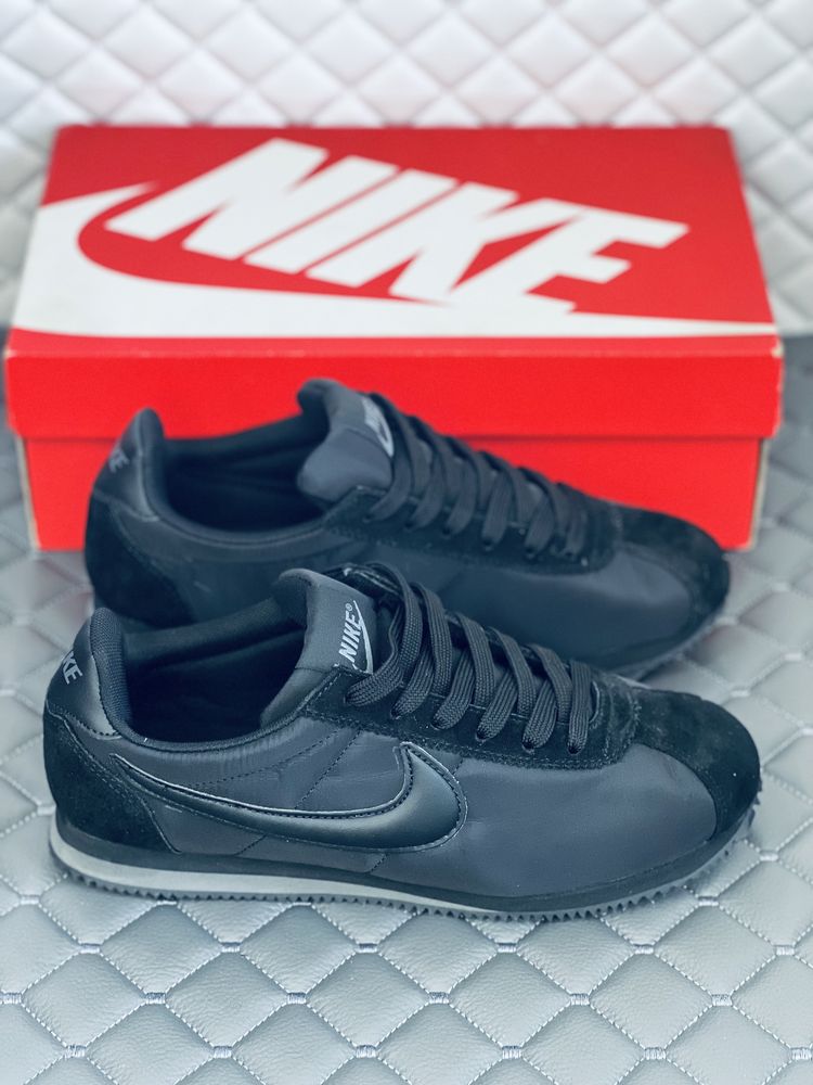 Nike Cortez Nylon Black кросівки чоловічі чорні Найк Кортез