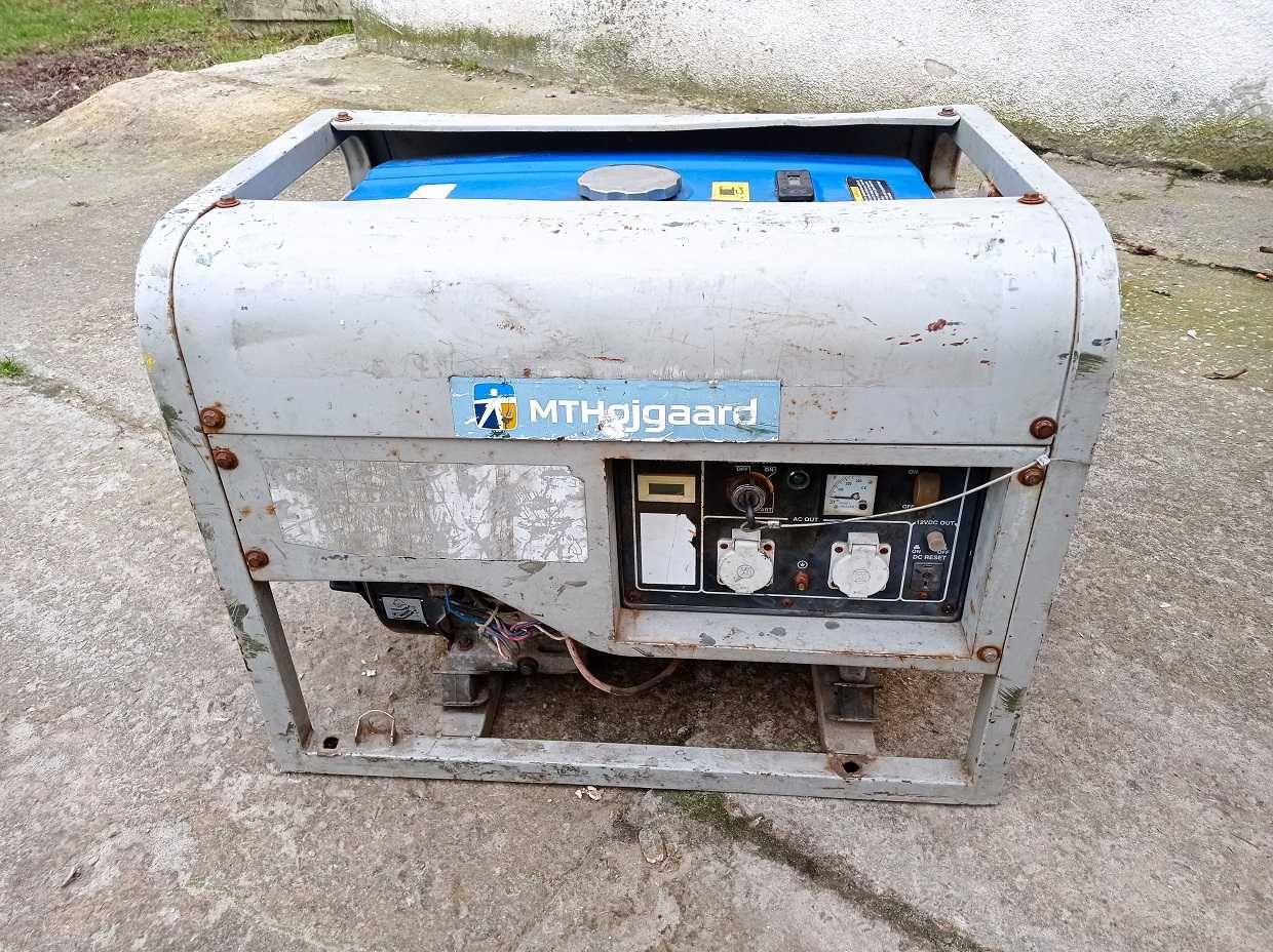 Agregat prądotwórczy generator 6,5KW 230v 14KM rozrusznik duży solidny