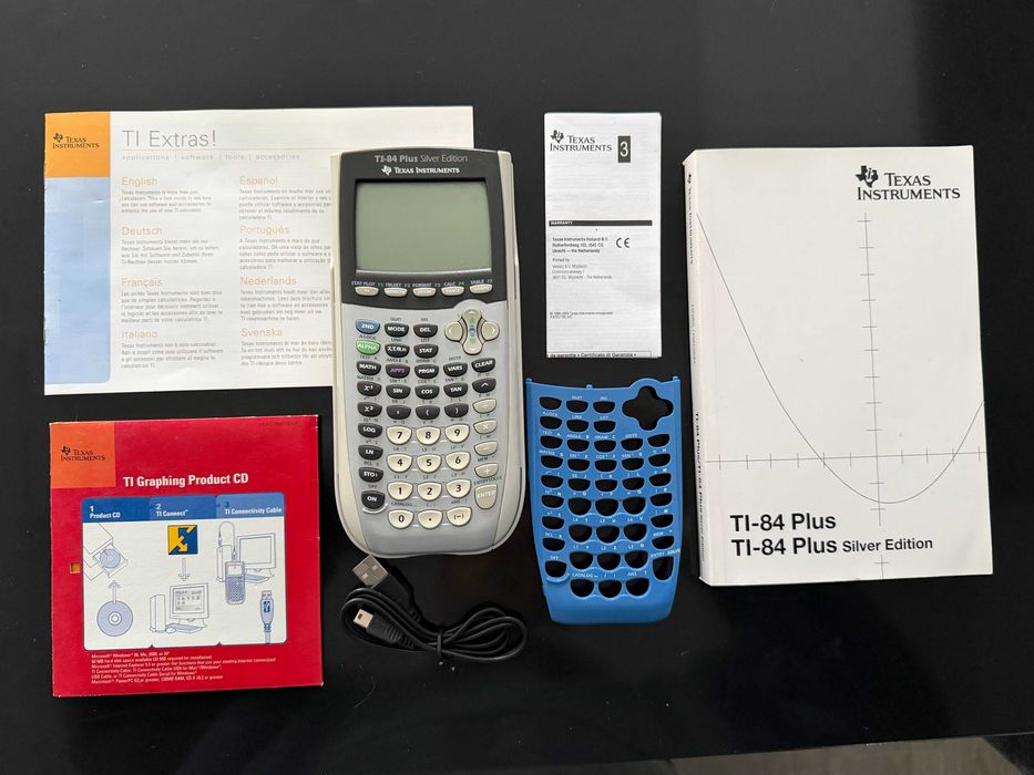 Máquina calcular gráfica Texas Instruments TI-84 Plus + Acessórios