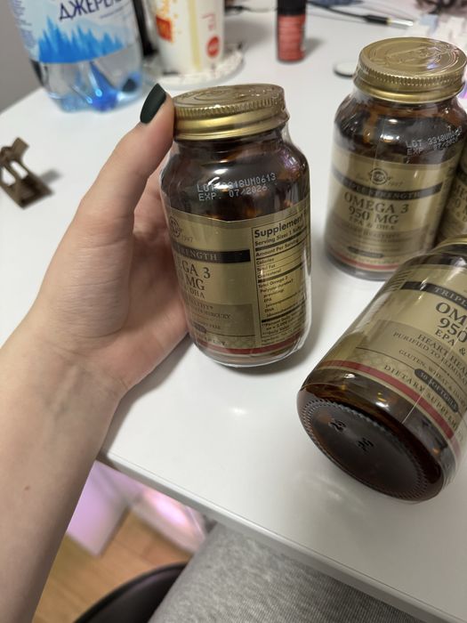 OMEGA 3, рибʼячий жир, 950мг, 50 капусул