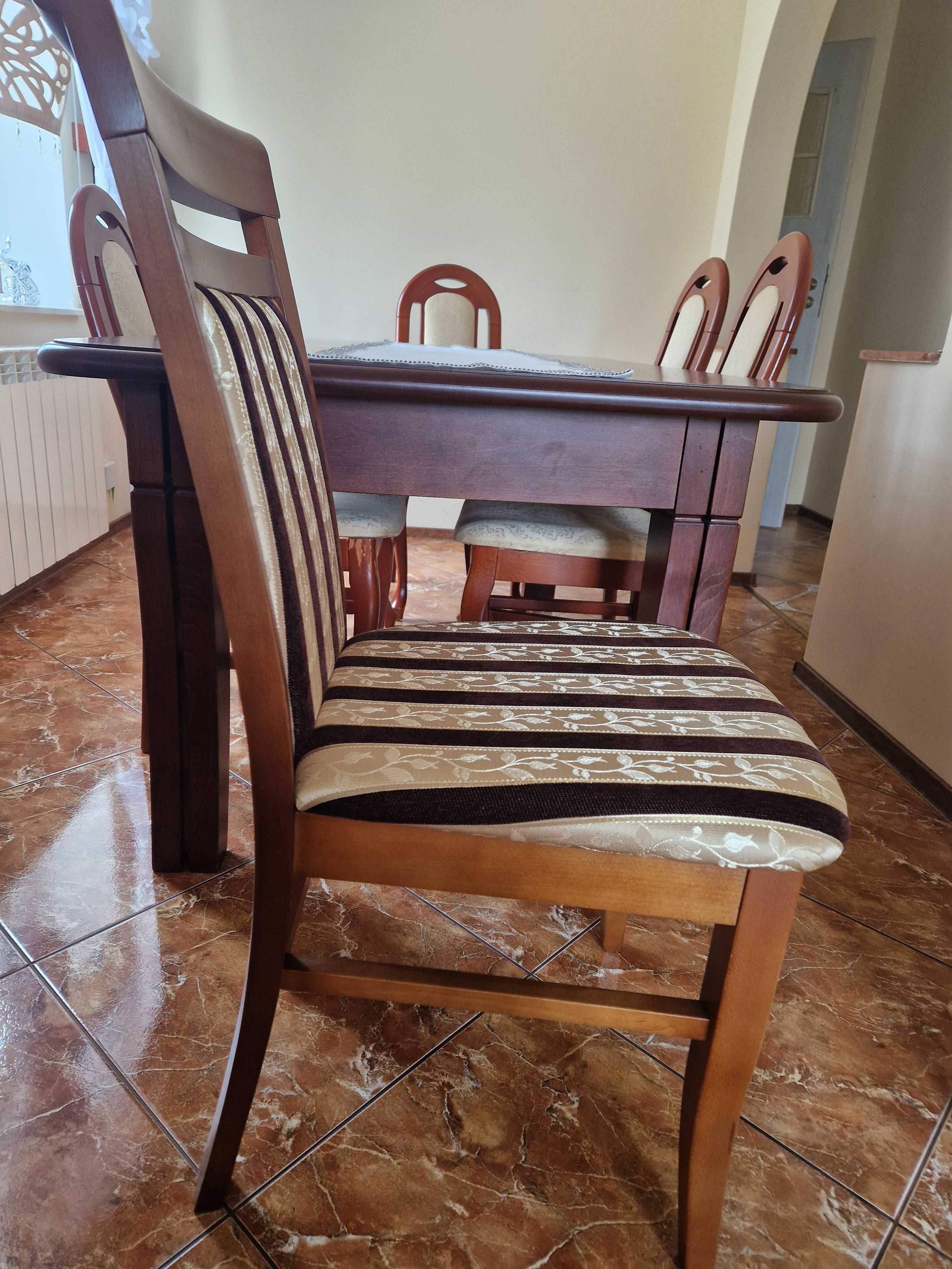Krzesła do salonu jadalni komplet 6 sztuk