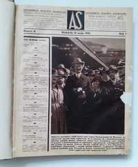Oprawione czasopisma "AS" Tygodnik z 1939 r.
