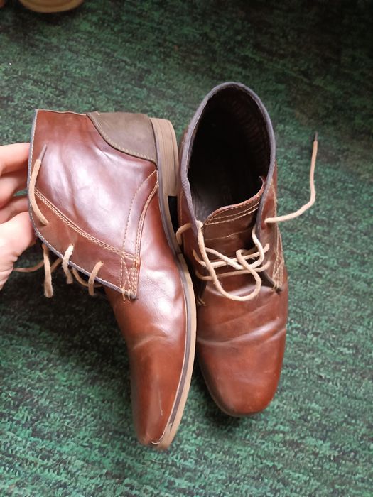 Туфлі утеплені, шкіряні 41 р