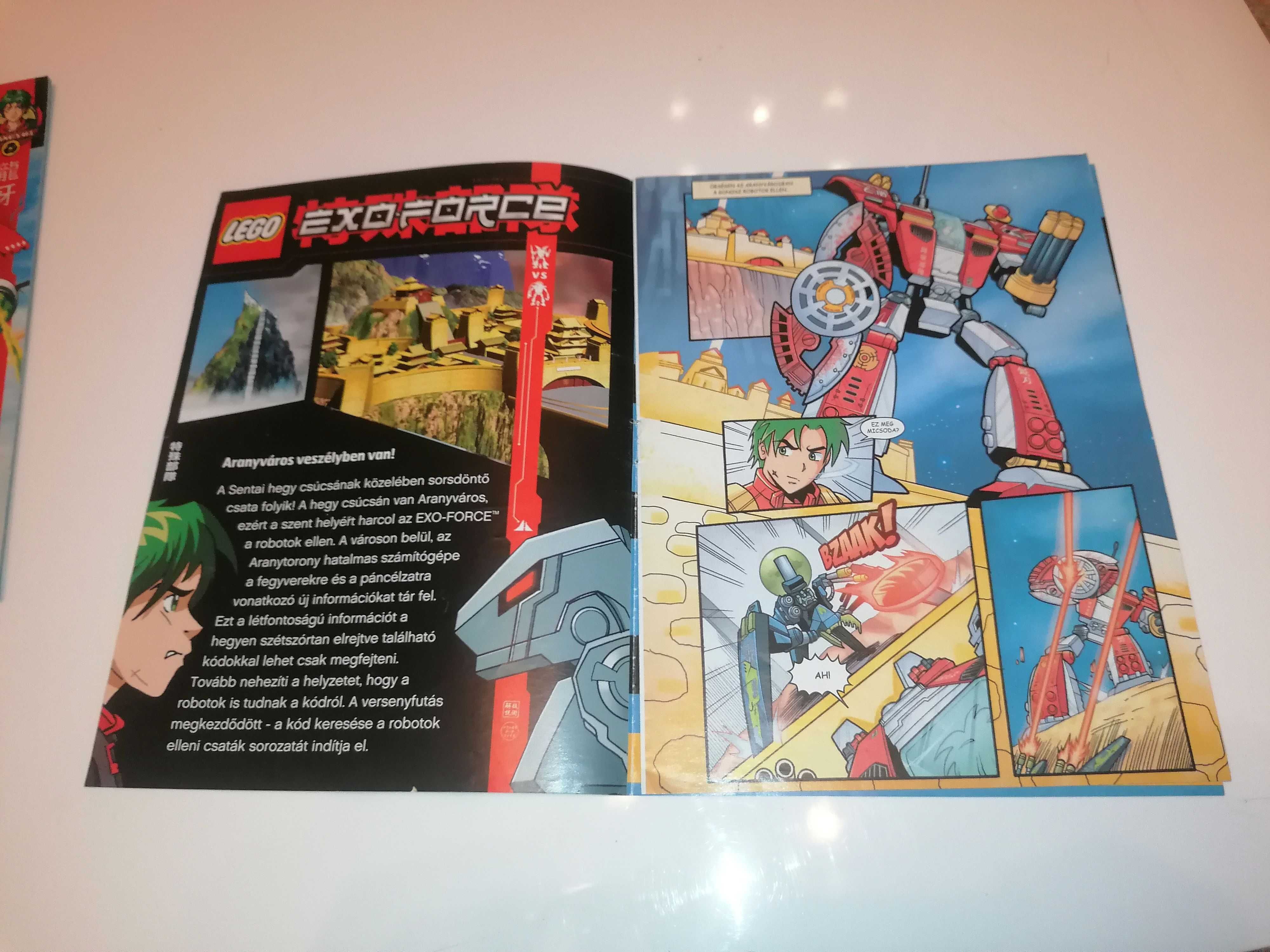 Instrukcja Lego Exo-force 7701 + broszura i naklejki