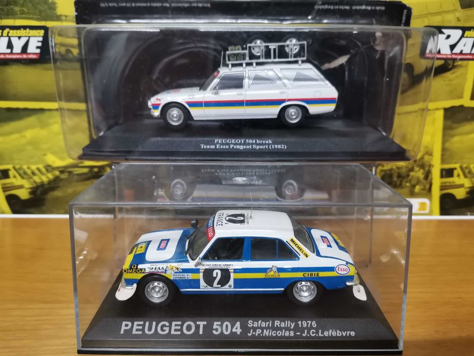 Peugeot 504 Break + Peugeot 504 Ti Team Esso Sport Escala 1 43