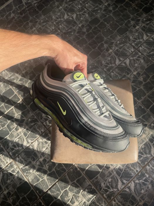 Кросівки Nike Air Max 97 Black Grey Volt |Кроси Найк Аир Макс ОРИГІНАЛ