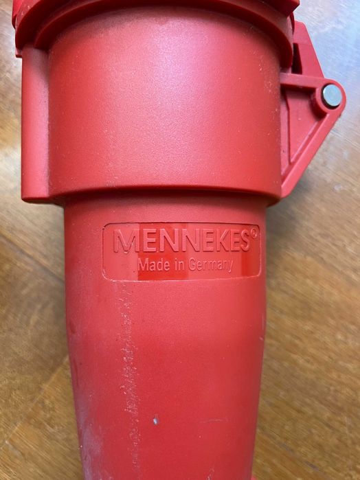 Розетка силова кабельна, вилка підключення, MENNEKES, Type 6 32А, 380В