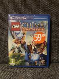 PSVITA nowa Chima Wyprawa Lavala Lego zafoliowana