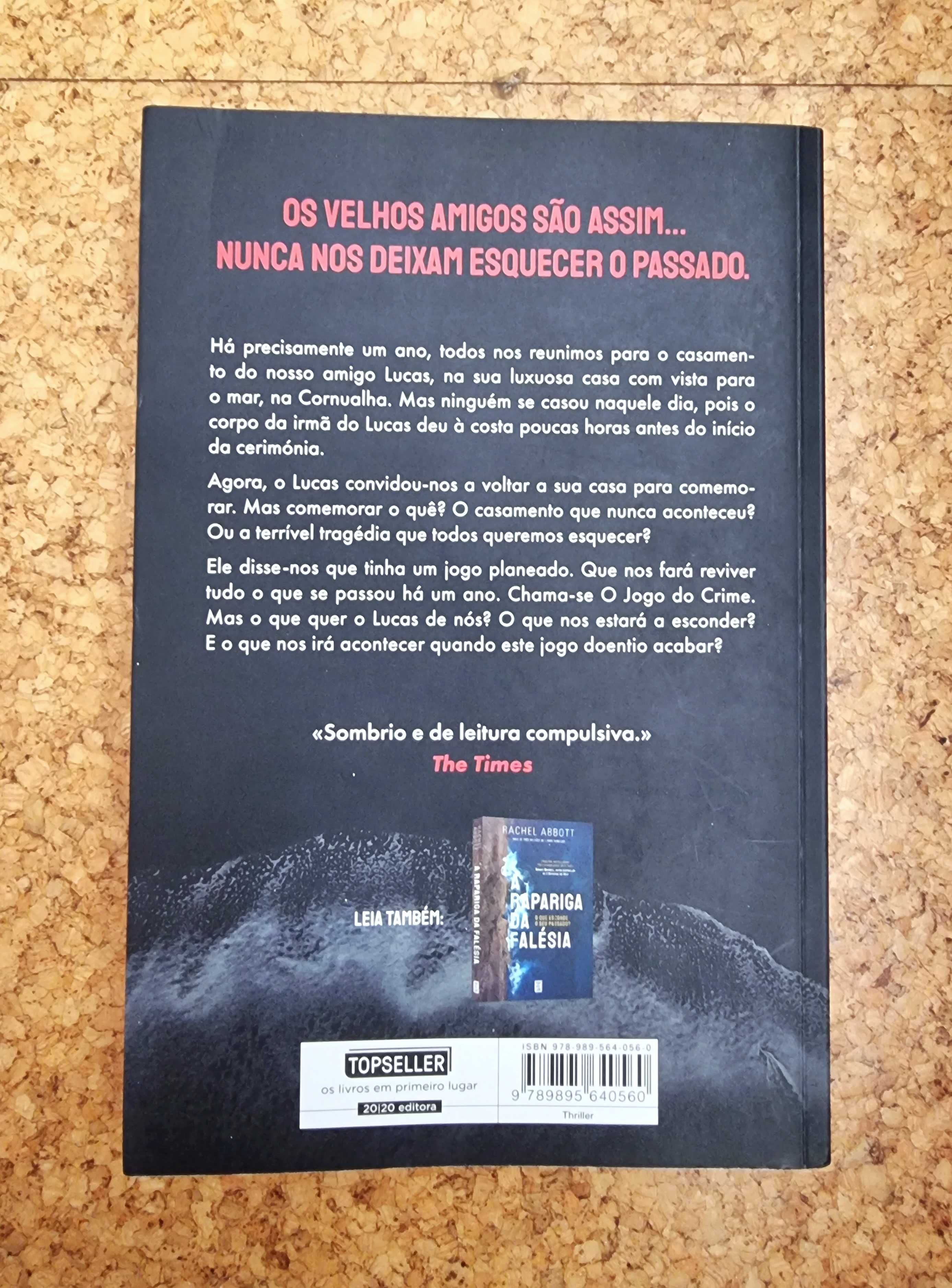 Livro "O Jogo do Crime" de Rachel Abbott