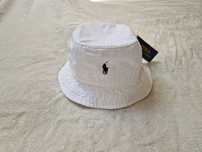 Nowy biały kapelusz bucket Ralph Lauren Polo rozmiar L/XL