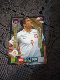 Karta limited edition road to world cup Russia 2018 Panini Lewandowski