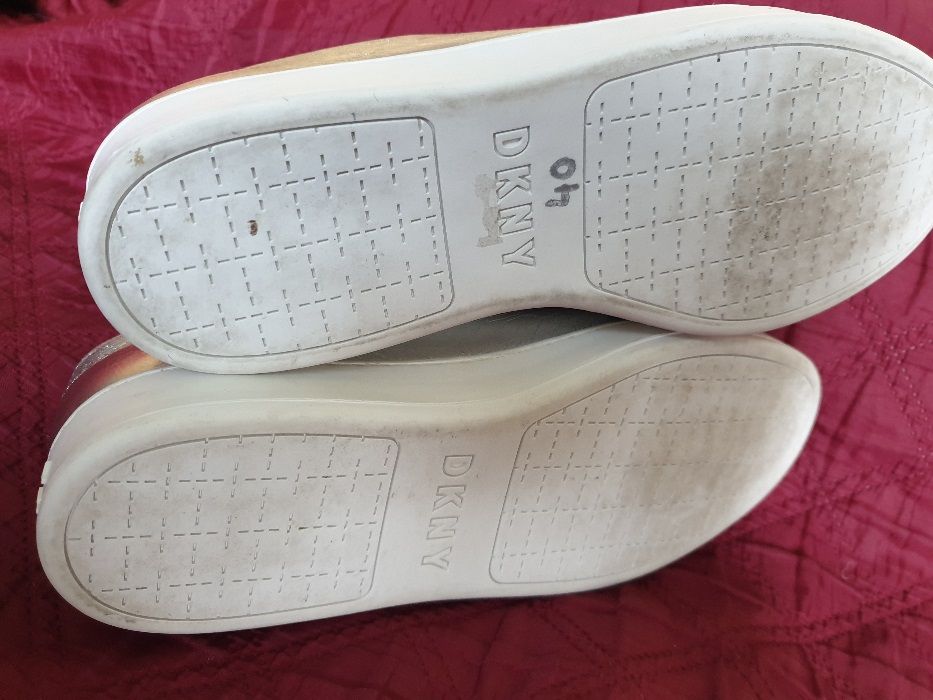 Кожаные мокасины DKNY 40р.