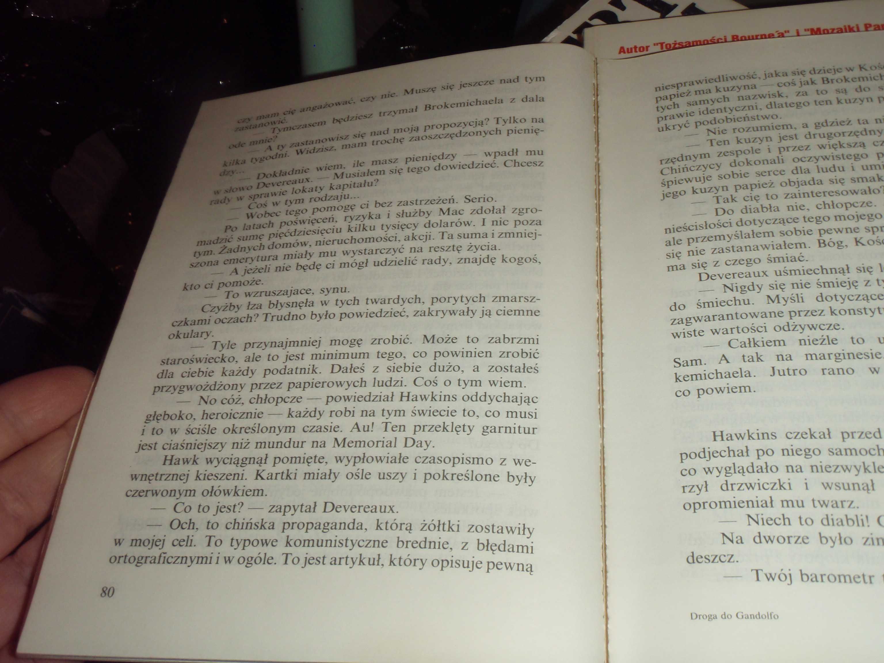 Robert Ludlum 5 książek: Tożsamość Bourne'a Manuskrypt Chancellora + 3