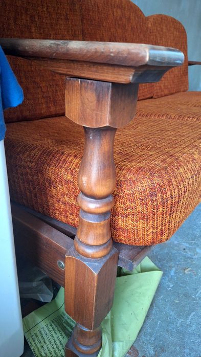 Zestaw mebli drewnianych mbke do wypoczynku