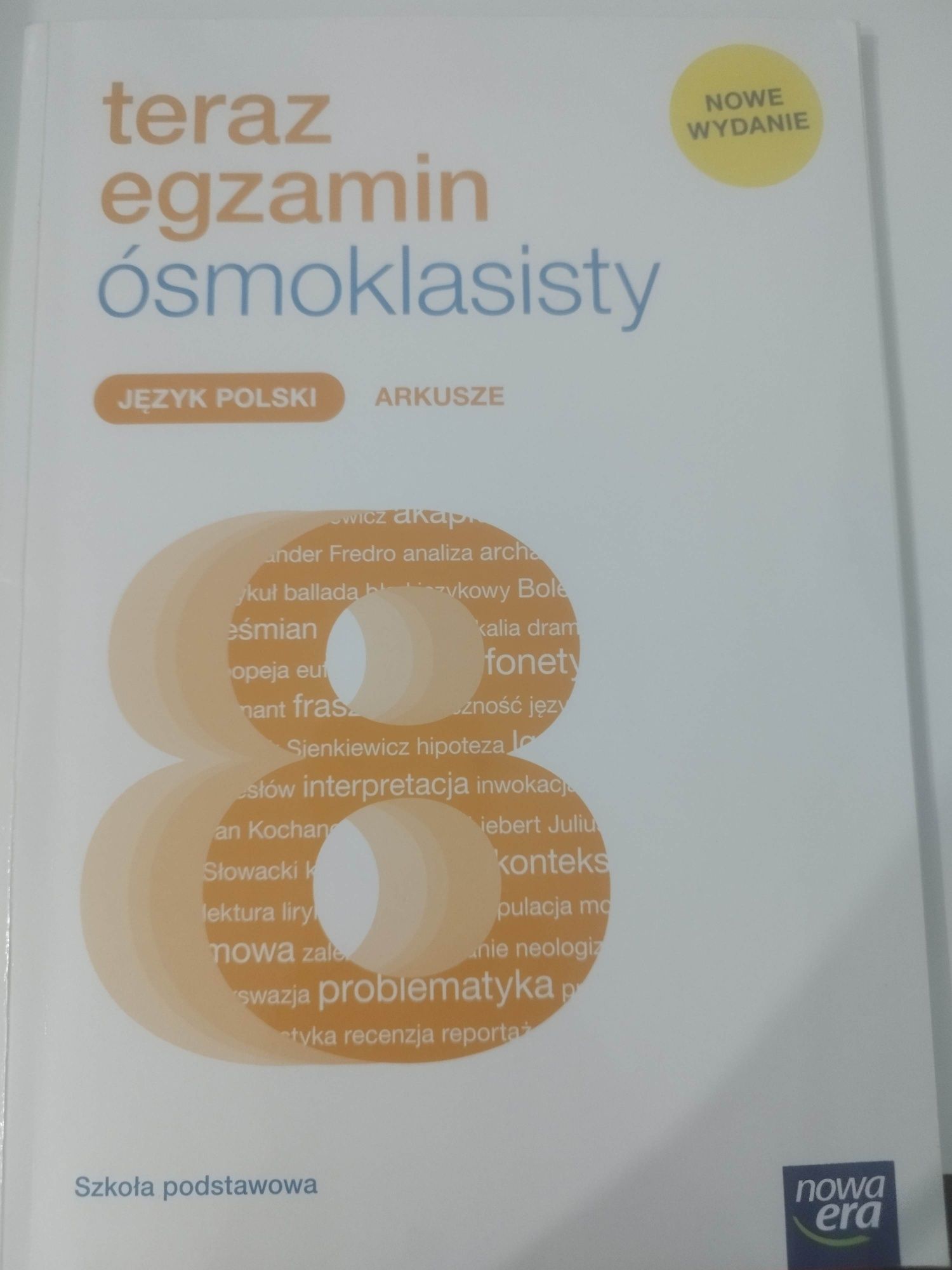 Książka teraz egzamin ośmioklasisty język polsk nowe wydanie arkusze