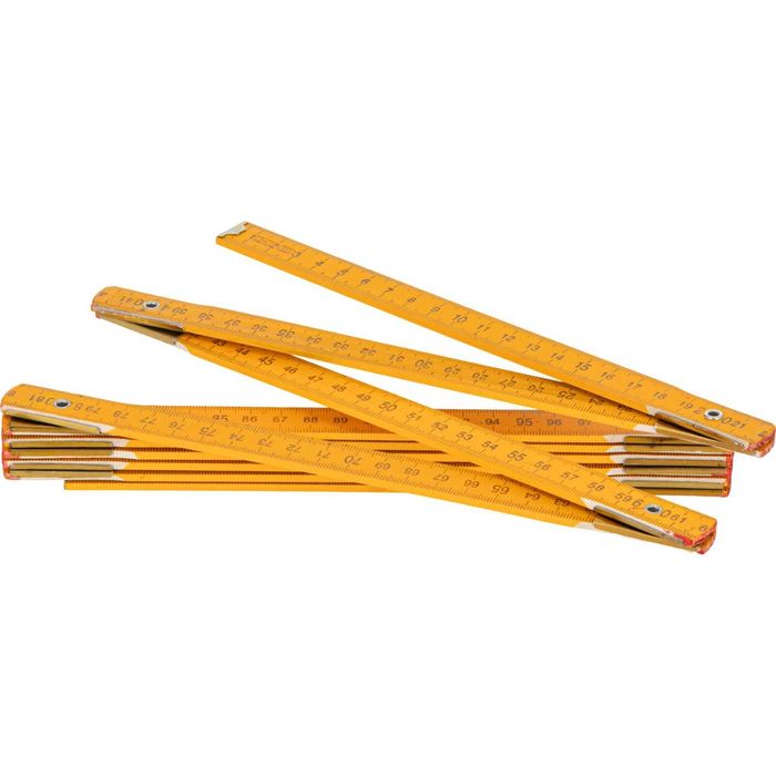 Miara Miarka Metrówka Drewniana Składana 2m, Stolarska PROLINE / MEGA