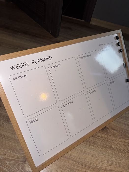 Tablica magnesowa planner