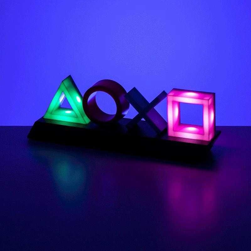 Lampka dziecięca nocna Playstation ikony PS gamer oryginał, prezent